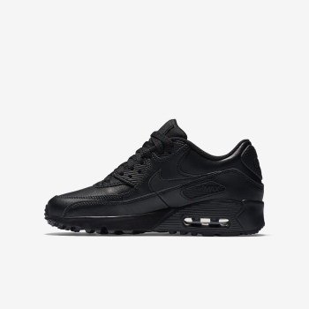 Nike Air Max 90 Leather - Sneakers - Sort | DK-22382